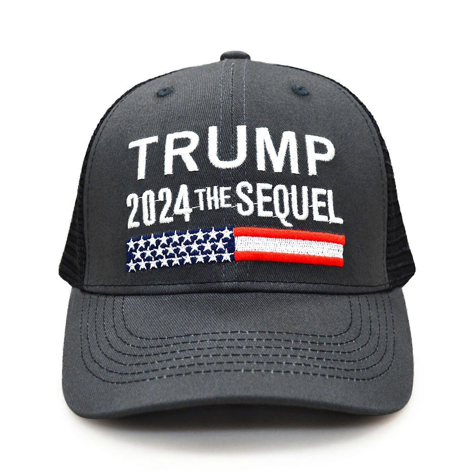 TRUMP 2024 THE SEQUEL Chapéu Make America Great Again Take America Back Trump Cap,100% Novo