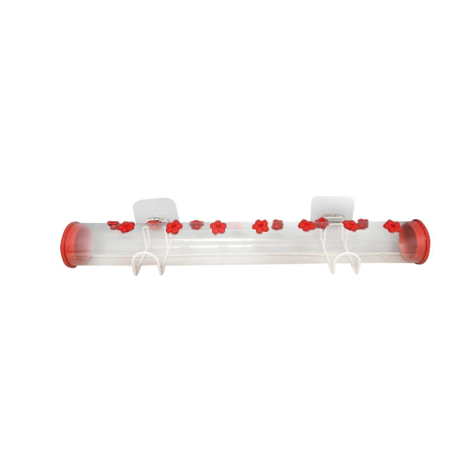 Horizontal Humming Bird Feeders 16 Feeding Ports Window Hummingbird Feeder with Strong Suction Cups