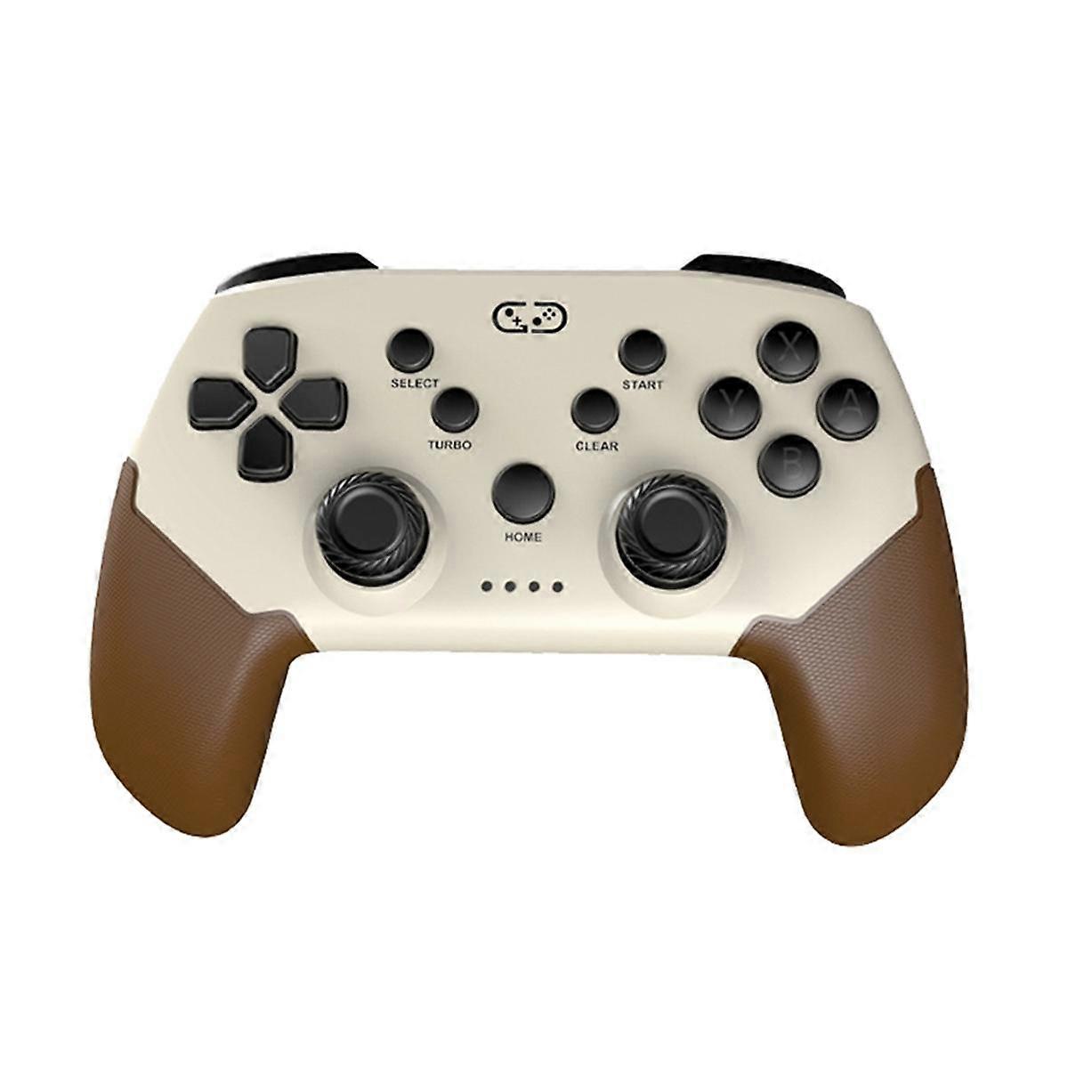 For Switch Pro with Programmable Back Keys Compatible Lite OLED Steam Convenient Bluetooth ,Brown