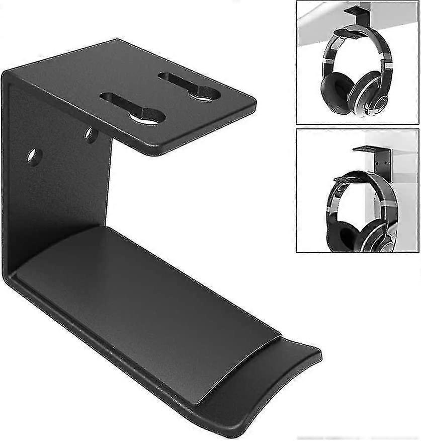 Headphone Hanger Under Desk Hook Holder Wall Mount, Gaming Headset Stand Under Table Design Universal tao