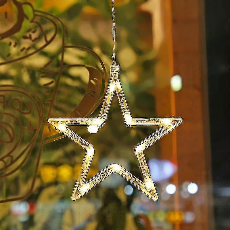 Christmas Decorations For Home Led Curtain Light Flash Fairy Garland Suction Lamp Natal Navidad Xmas Decoration New Year 2022