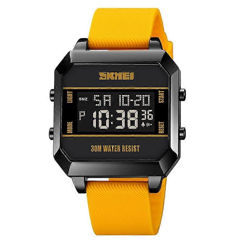 SKMEI 1848 Waterproof Men ectronic Watch Yellow