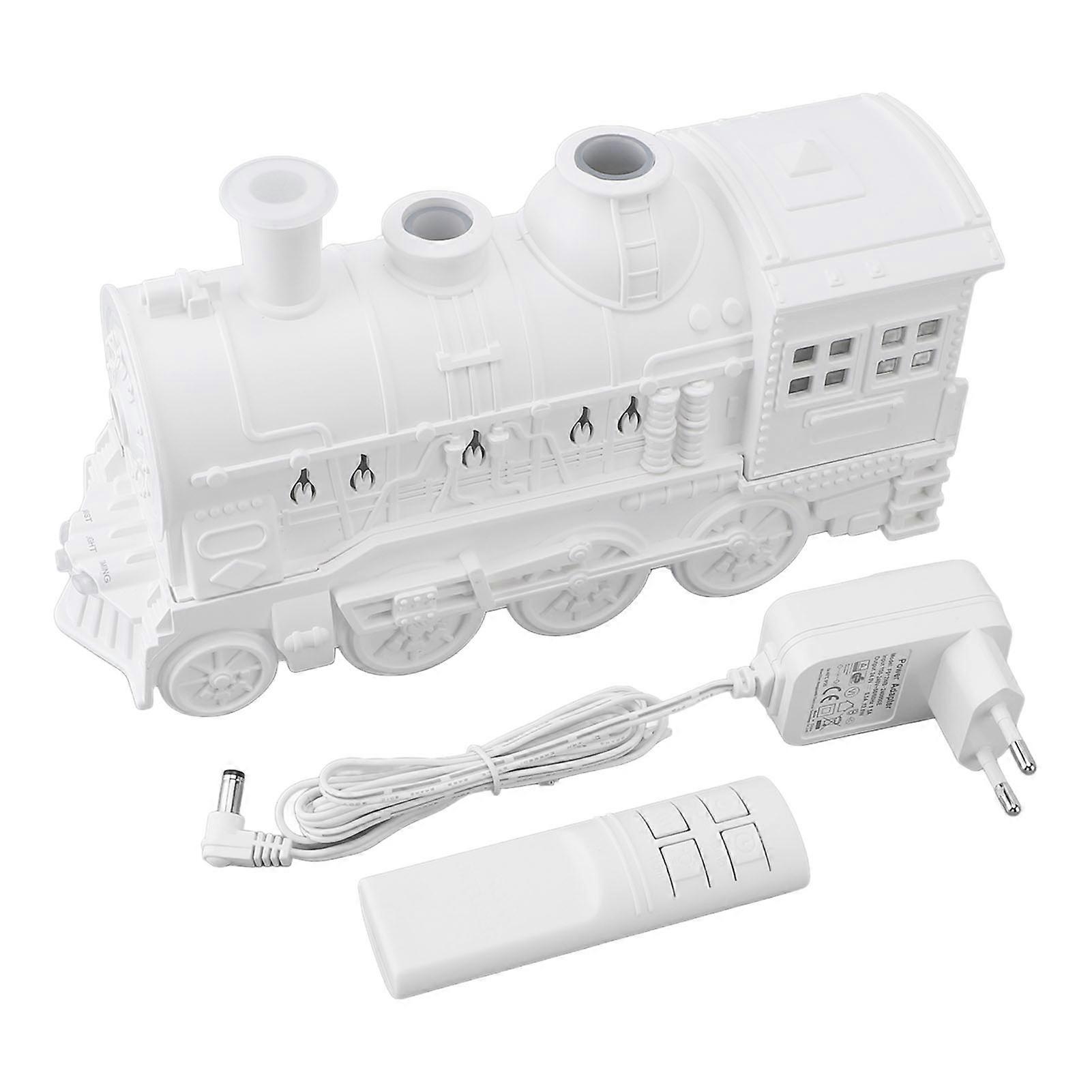 Essential Oil Diffuser 300ml 2 Light Modes Train Shape Aroma Cool Mist Humidifier with Remote Control Timer for Bedroom Office Desktop