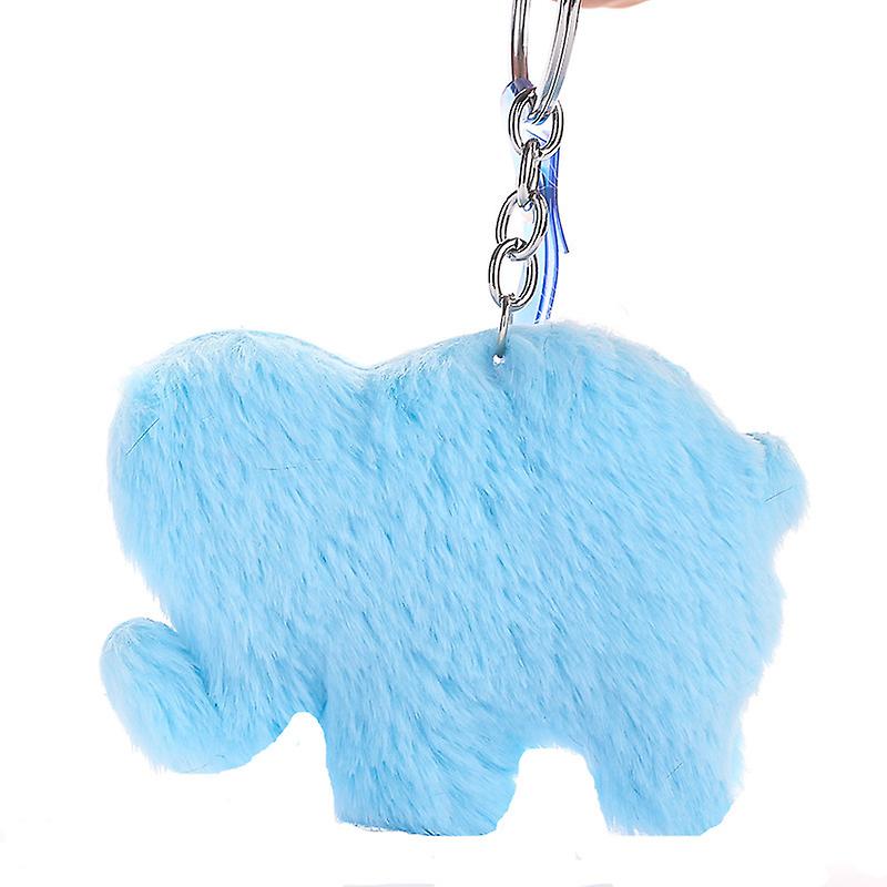 Elephant Hair Ball Key Chain Pendant