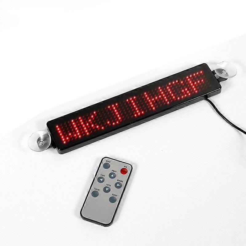 12v Programmable Car Led Display Advertising Scrolling Message Vehicle Taxi Led Window Sign Remote Control With