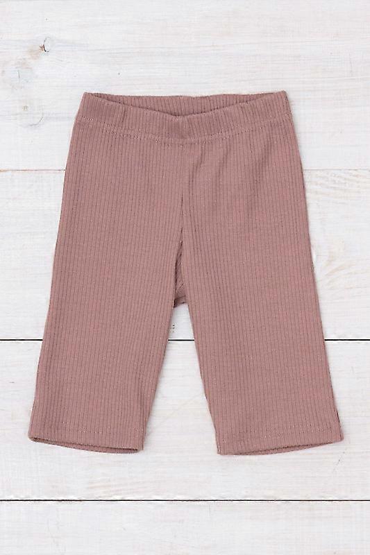 Girls' Cycling Shorts – Ribbed Fabric & Bright Design, Summer, HC 6275-103