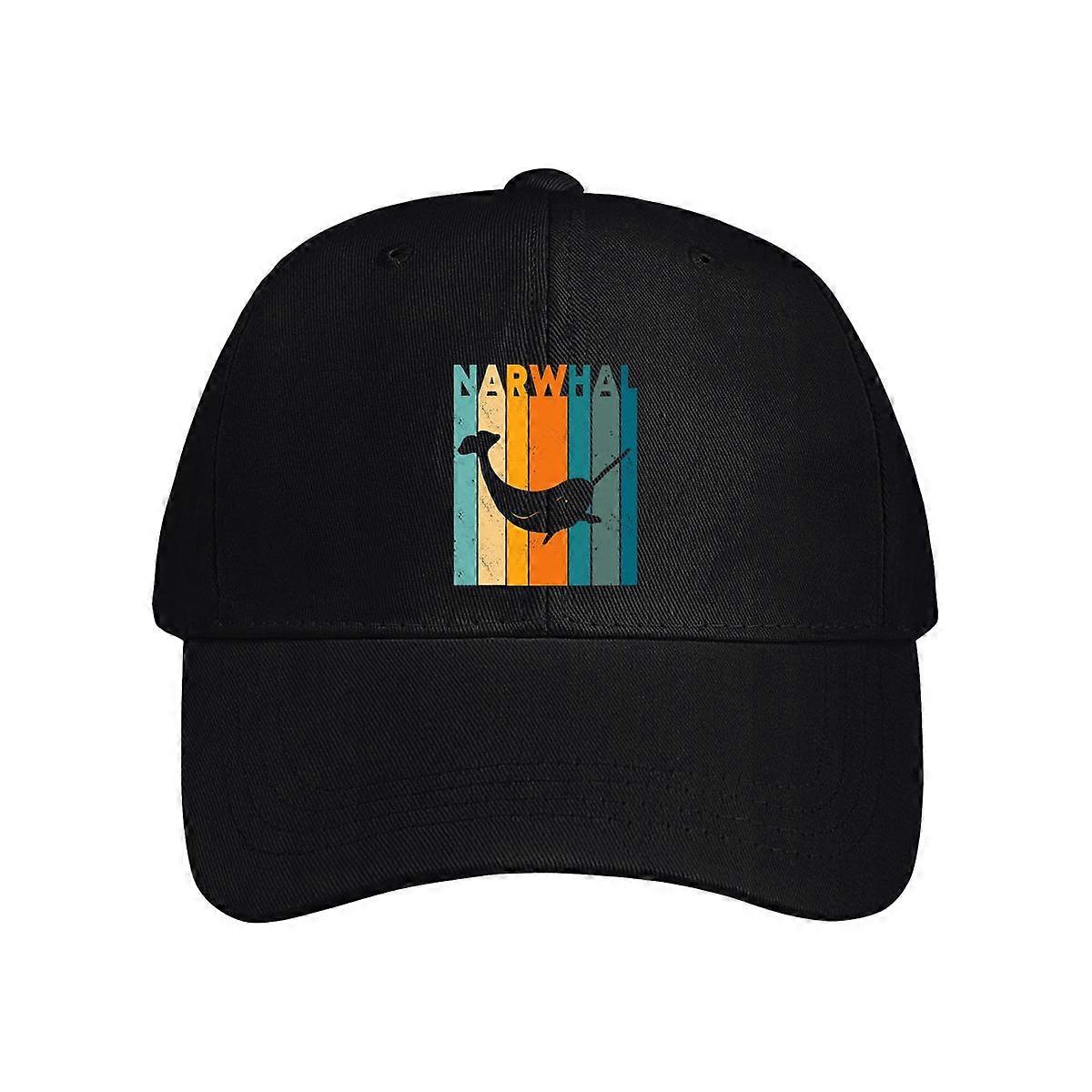 Narwhal Retro Vintage Baseball Cap