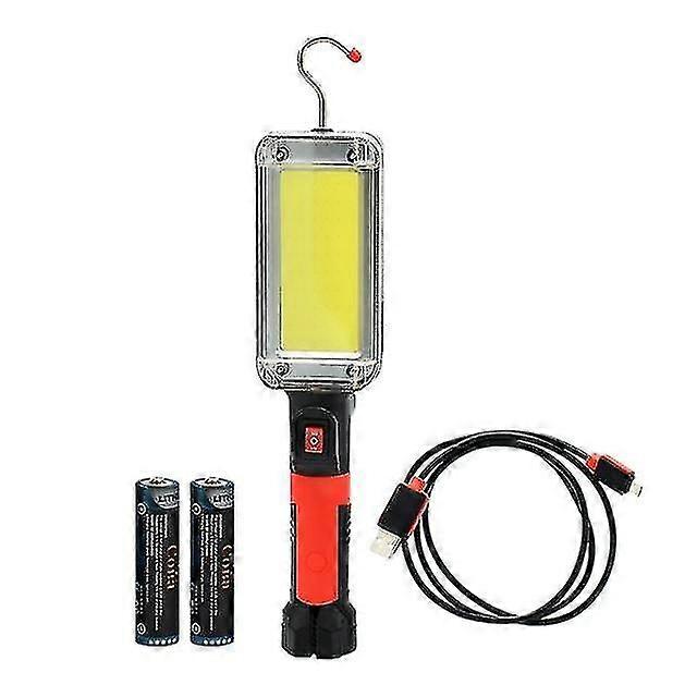 Light Rechargeable Magnetic Hook Work 18650 Portable Clip