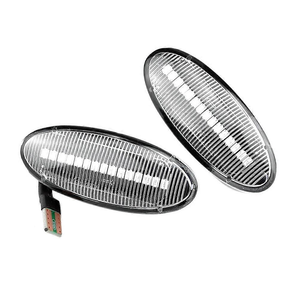 Car LED Dynamic Side Marker Signal Lamp Light Turn Lamp for J10 T31 Cube Juke Leaf Micra White