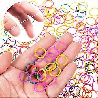 1000 Stück Transparente Mini-Haargummis – Elastische, Unsichtbare Gummibänder Für Flechten, Hochsteckfrisuren & Mehr