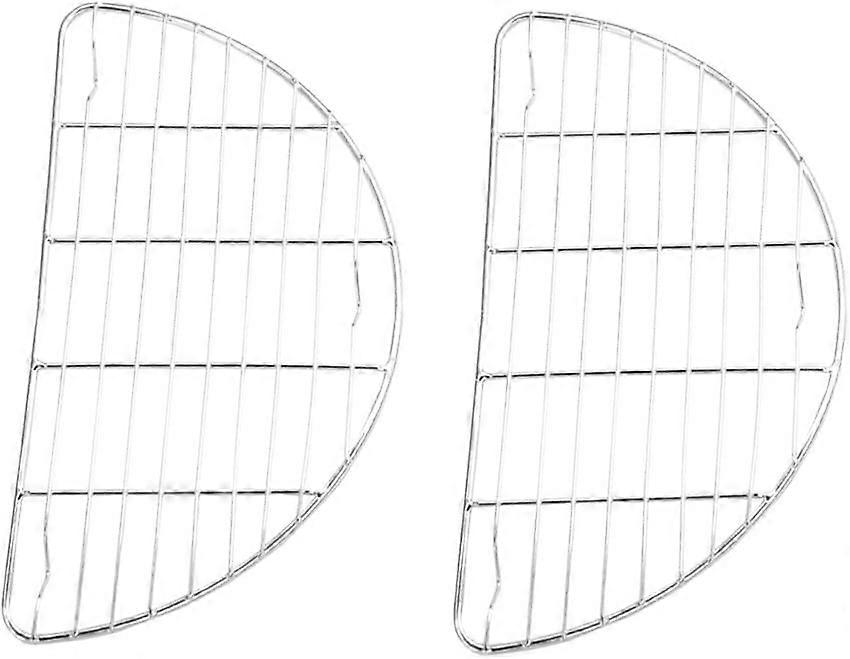 Small Half Round Cooling Rack 2-Pack Inch - Stainless Steel
