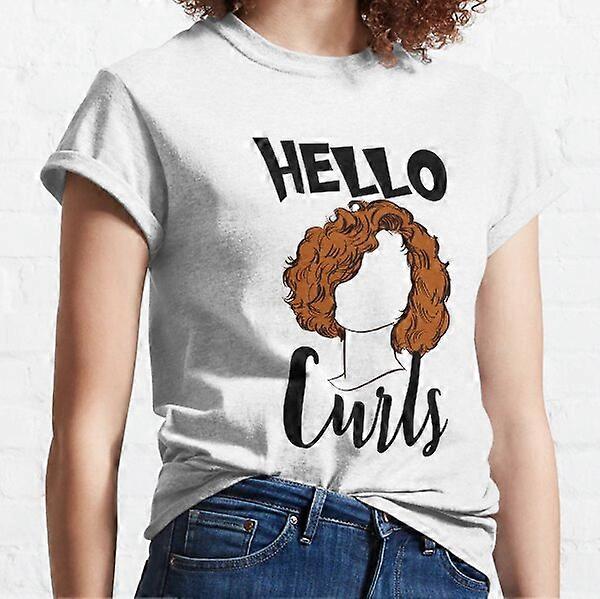 T-shirt classique Hello Curls-RK16365