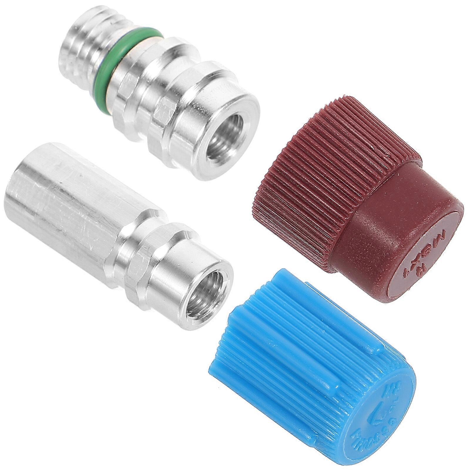 1 Pair Refrigerant Hose Adapter Conditioning Hose Connector Fitting Adapter