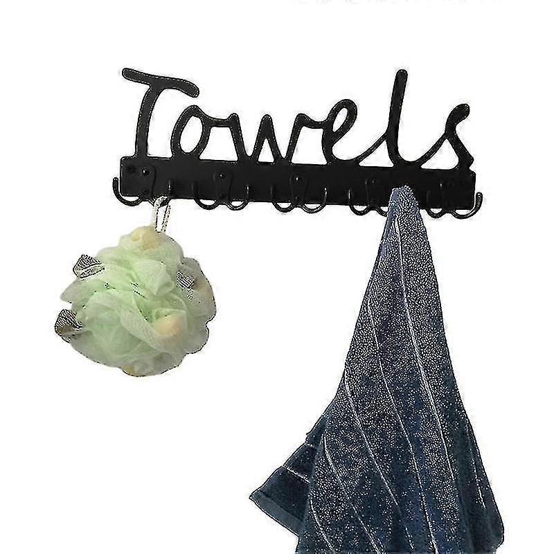 Bathroom Towels Wall Hangers Punch-free Storage Rack-MXBC