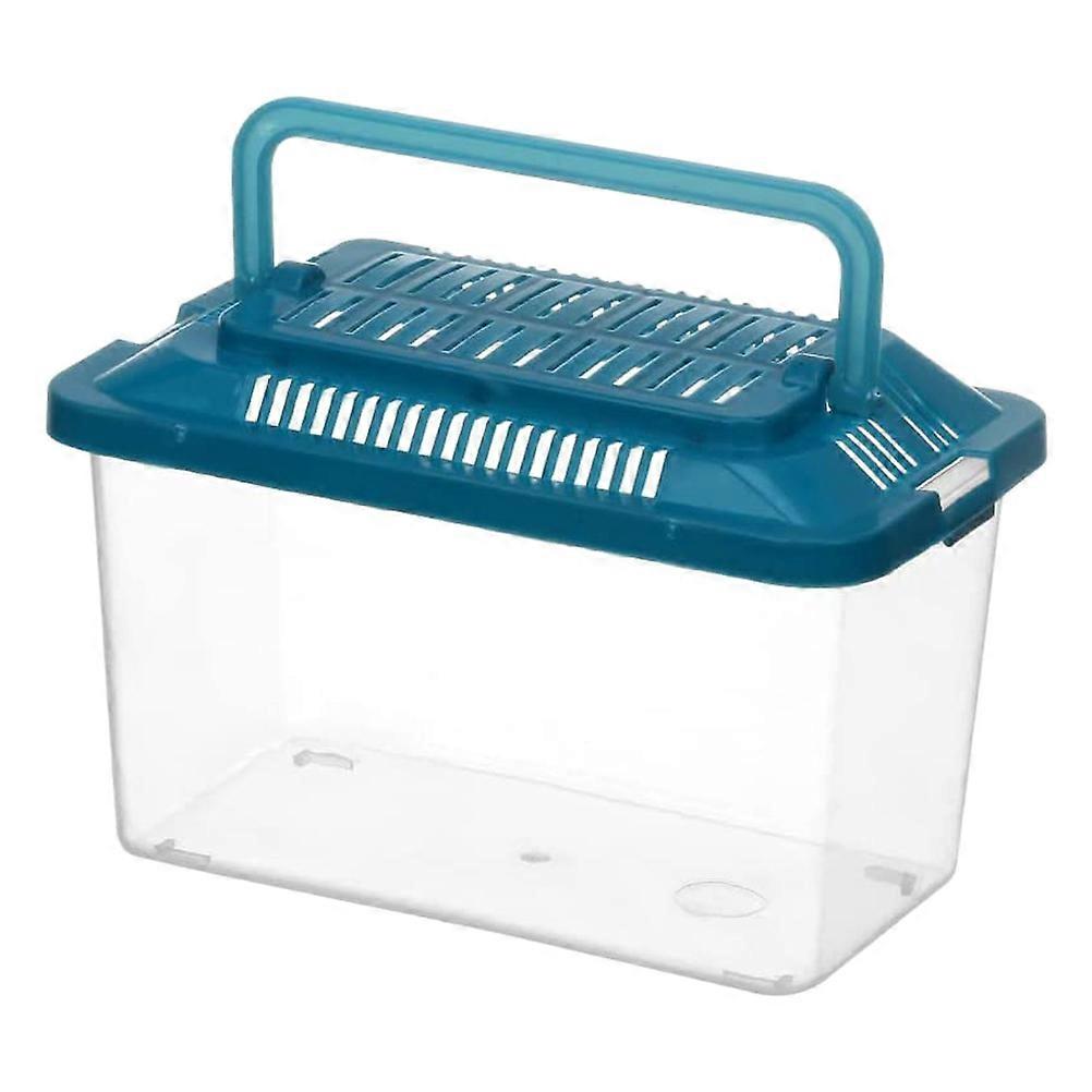 Clear Container Reptile Feeding Box Portable Turtle Feeding Box Portable Fish Tank Eamon Living Habitat