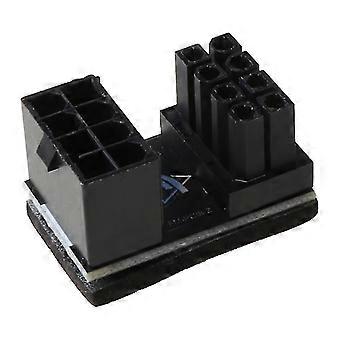 Adaptador de corriente hembra de 8 pines macho de 180 grados a 8 pines para computadoras de escritorio Dirección de instalación del cable diy