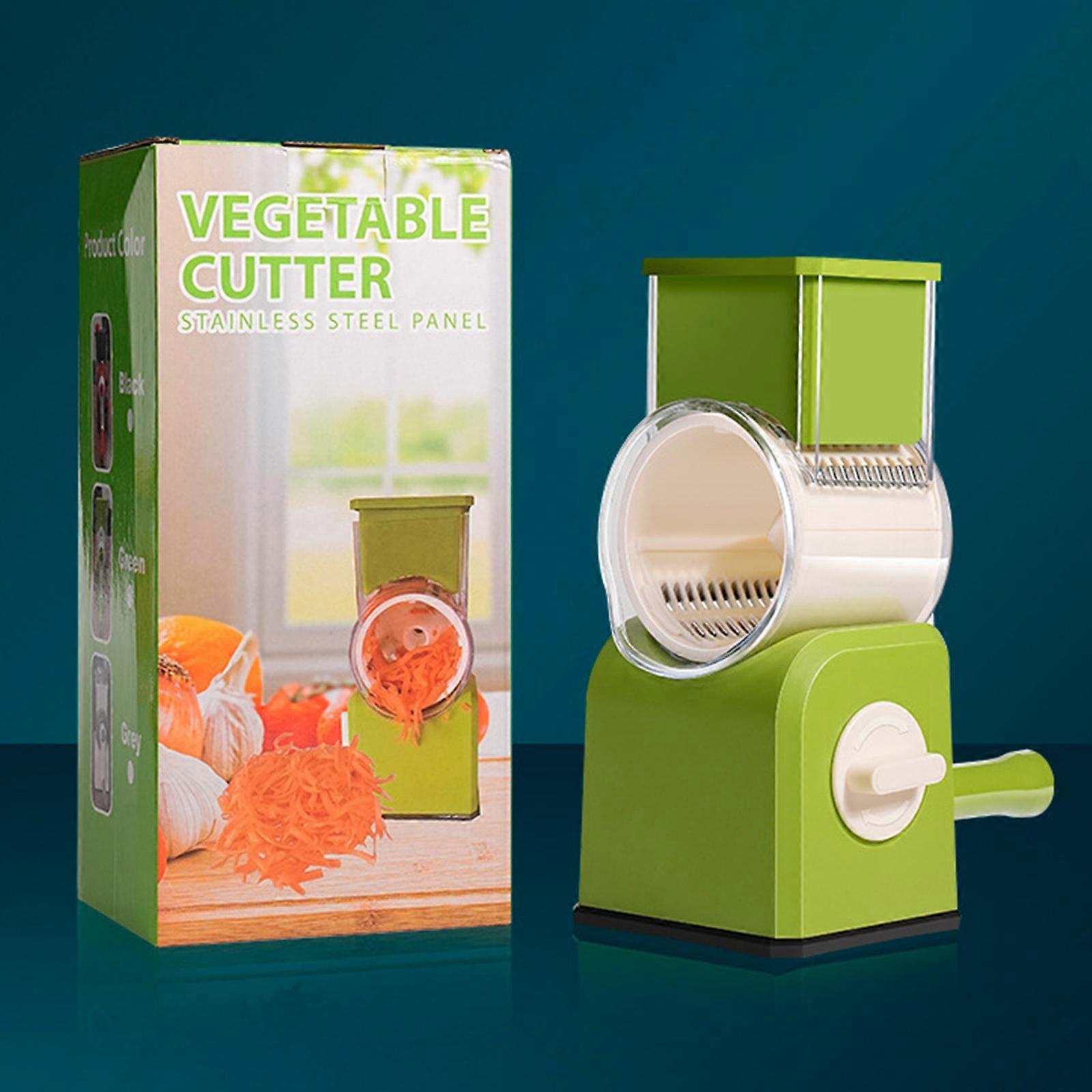 Rotary Vegetable Cutter Kitchenware Veggie Chopper Peeler Maker Machine Hand Multicolor 130 X 108 X 260mm Wire Wipers