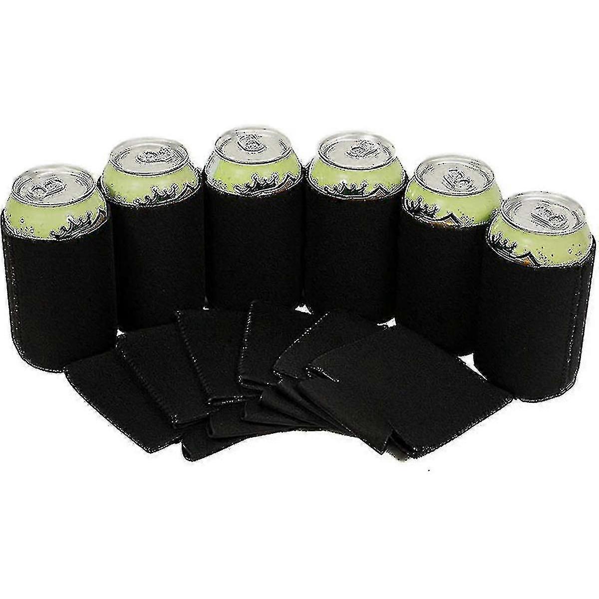 6 חבילה פחית בירה ריקה צידניות שרוולים בירה ניאופרן פחית מקרר מחזיק בקבוק שתייה שרוול ת"א