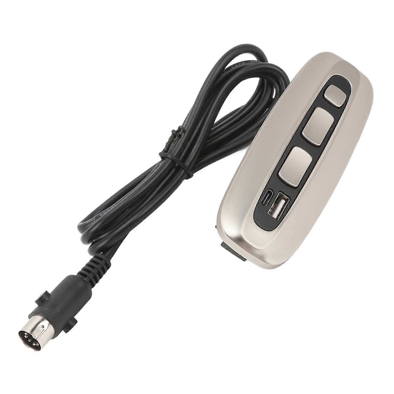 Electric Recliner Controller 3 Button Recliner Chair Sofa Lifting Remote Hand Control Switch with USB and Type C Port for Electric Sofa 