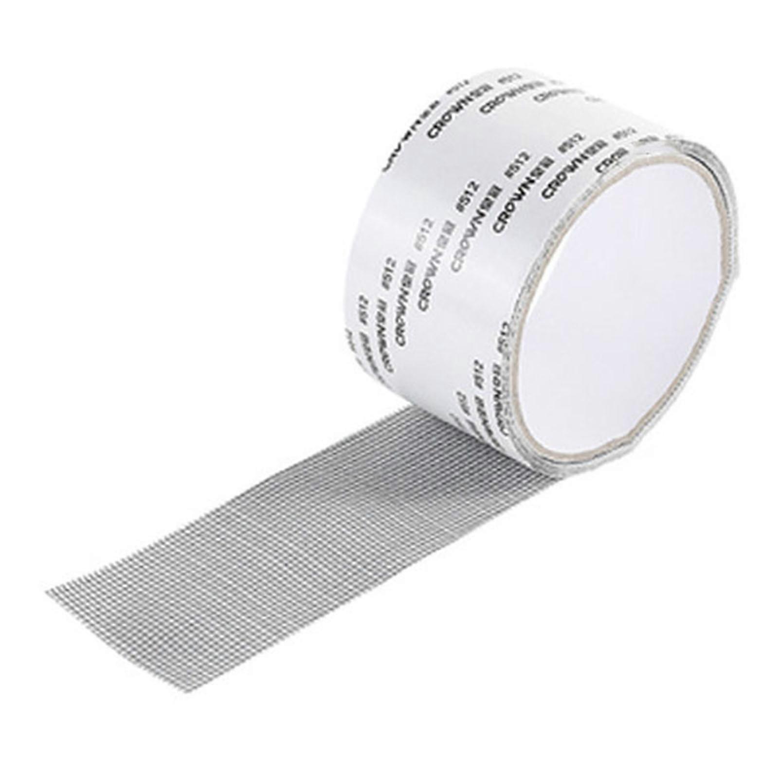 Window Net Tape Self-Adhesive Multifunctional Polyurethane Window Screen Repair Patch for Home Use