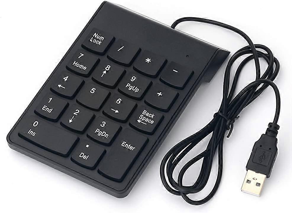 Cable USB Numeric Keypad Slim Mini Number Pad Digital 18 Keys for iMac / Mac Pro / MacBook