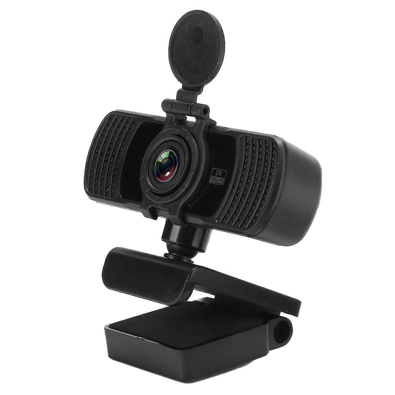 2K HD Webcam USB 1440P Live Broadcast Desktop Camera with Built-in Microphone