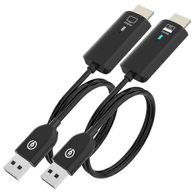 Wireless -Compatible Extender Audio Video Transmitter Receiver Camera Laptop PC to TV Mirror Adapter 1080P 60Hz