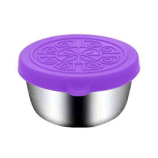 40ML Salad Dressing Containers with Lids Leakproof Stainless Steel Sauce Dish for Lunch Boxes Picnics Travel Fruits Snacks Dips Containers