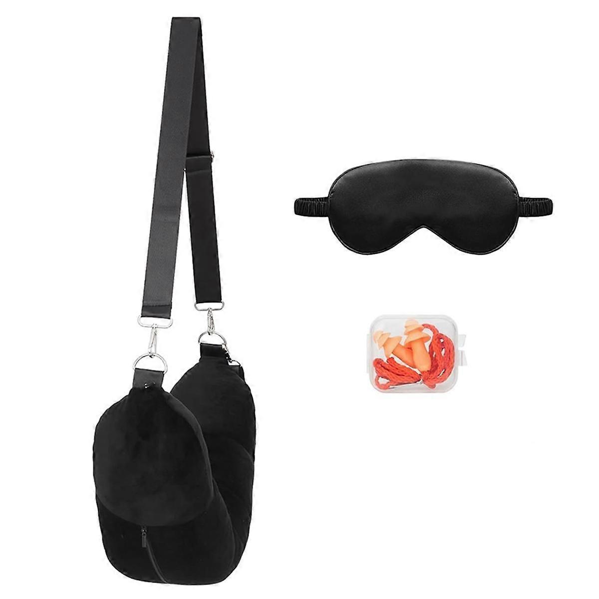 Travel Neck Pillow Stuffable with Clothes, Stuffable Neck Pillow for Travel, Packable Empty Neck Pi