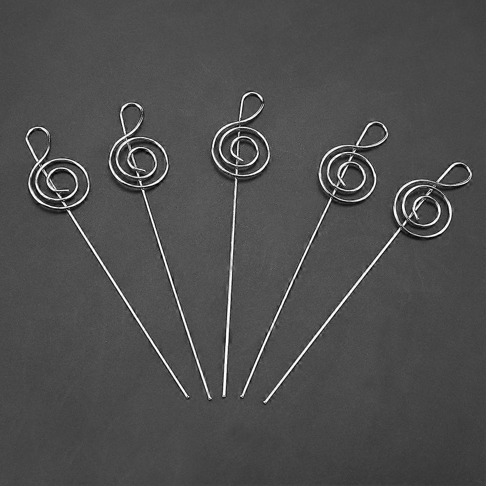 50pcs Metal Wires Photo Card Picture Memo Paper Note Display Clip Holders Note Shape