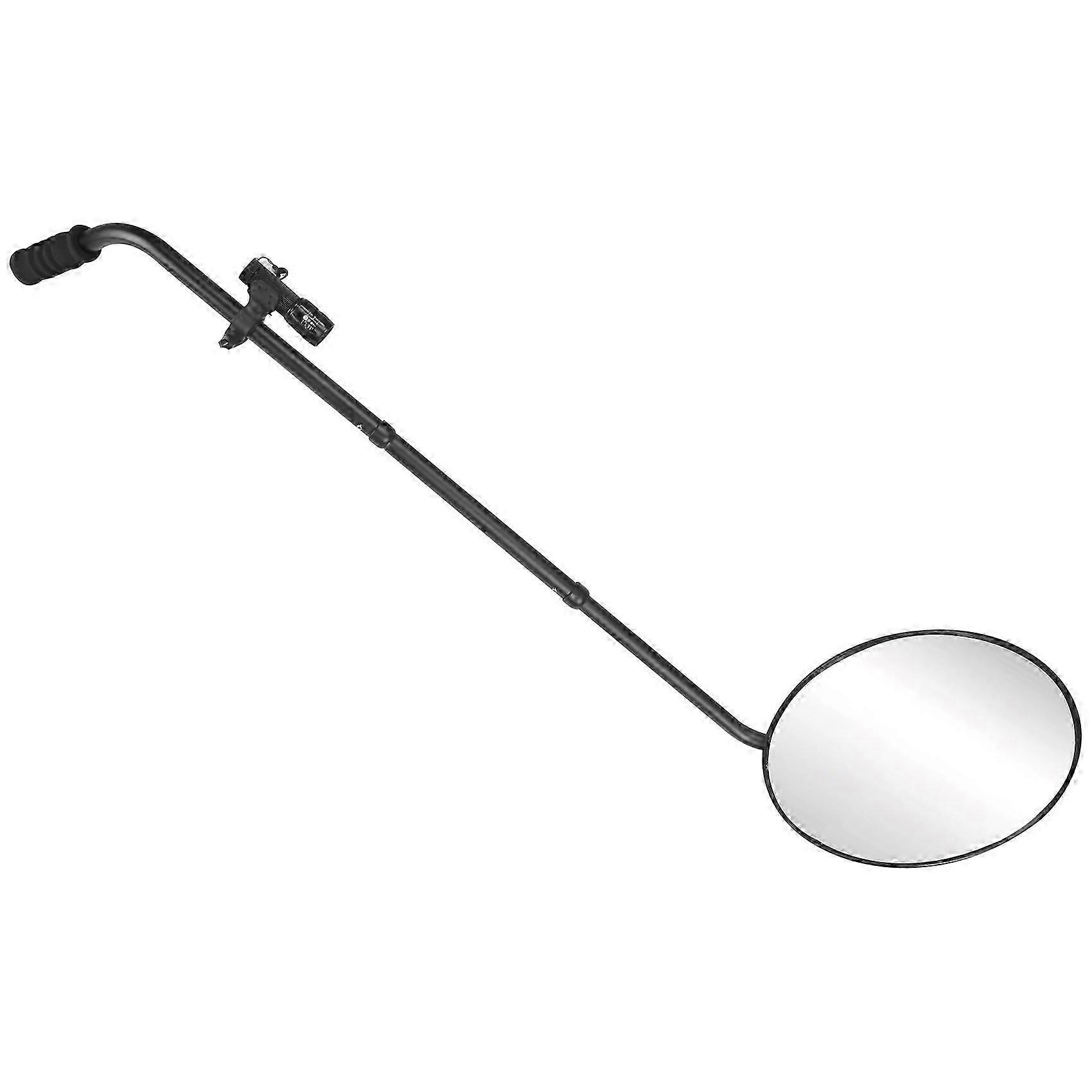 السيارة ، مرآة أمنية متداخلة منزلية مع عجلات وضوء LED دائم