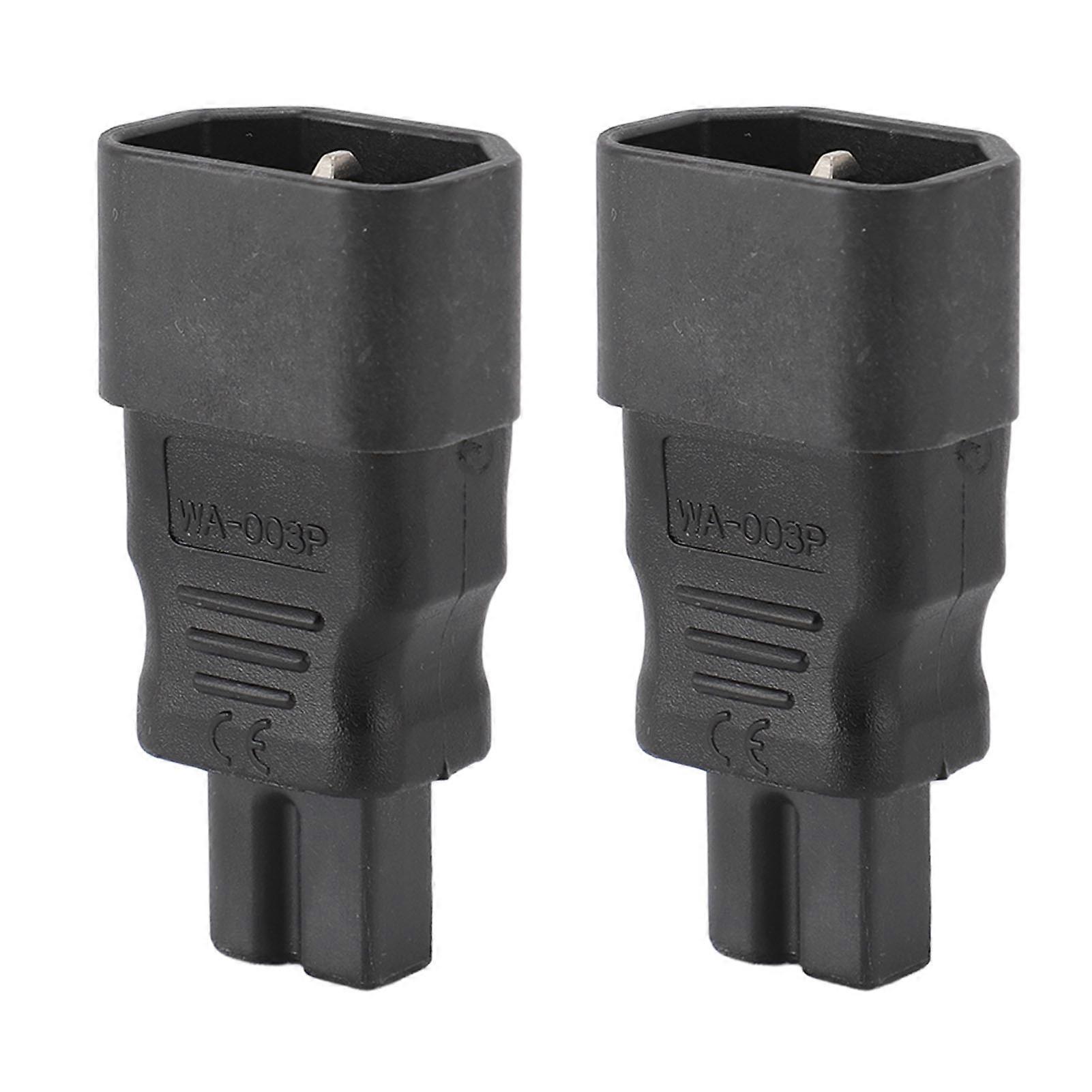 2pcs IEC320 C20 Power Socket Adapter Receptacle Connector Copper PVC IEC 320 C20 Rewirable DIY Power Plug Adapter