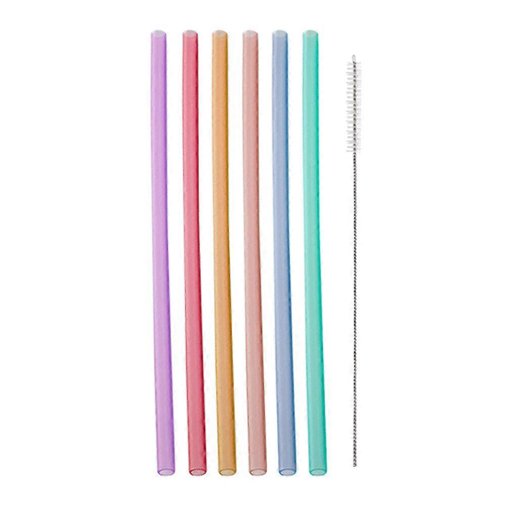 Reusable Straws, Transparent, Silicone, 11mm