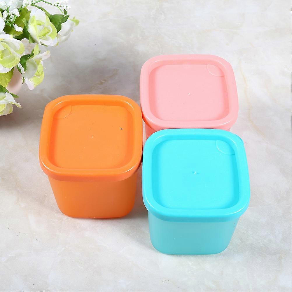 6Pcs Plastic Multifunction Seasoning Box Kitchen Sorting Food Storage Case Container W/ Lid