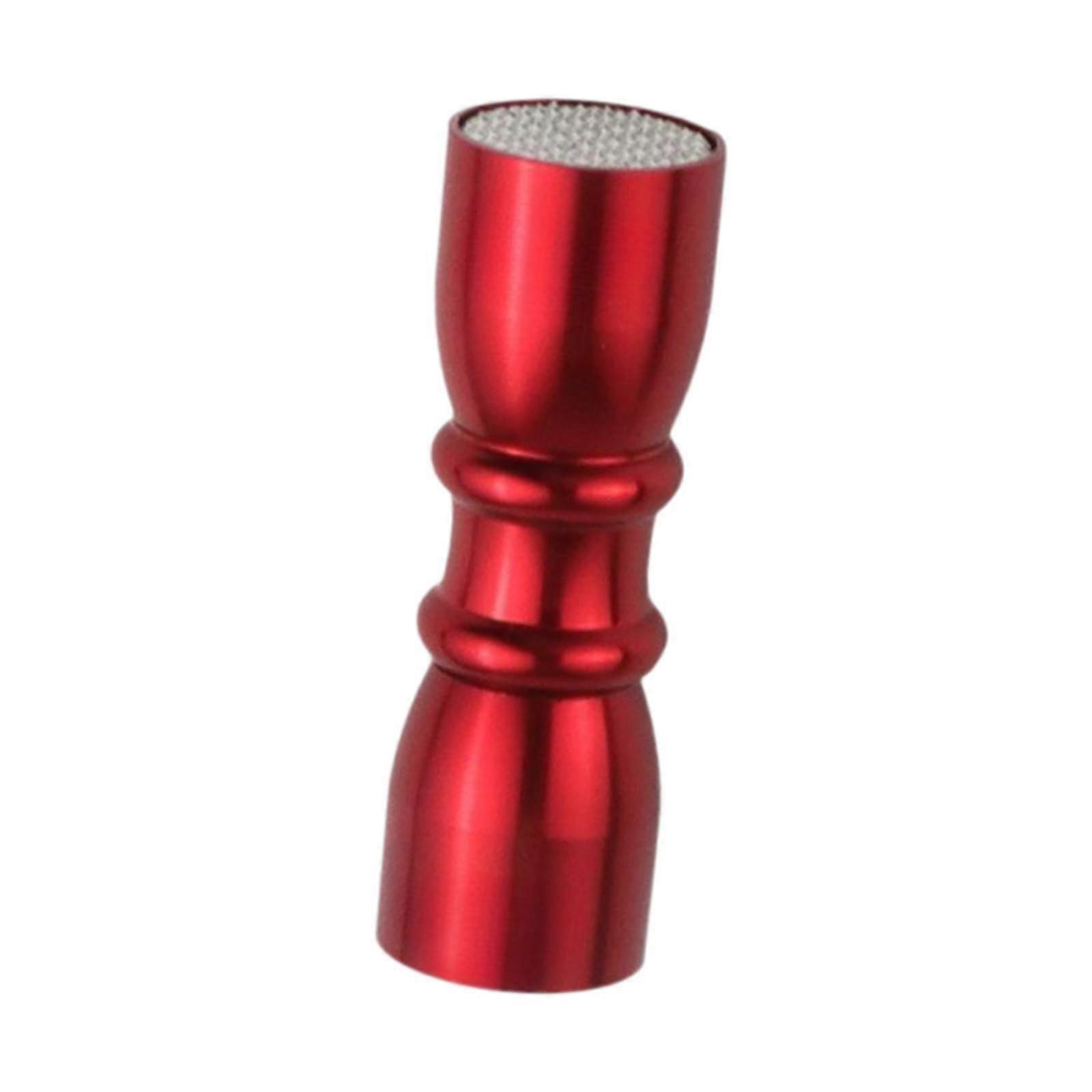 Pool Cue Tip Repair Tool Easy to Use Effective and Fast Repair Shaping Tool Red