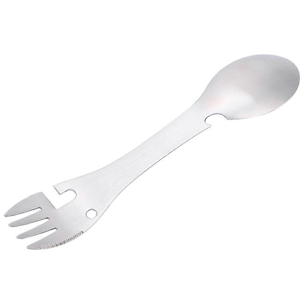 5-in-1 Portable Multifunction Spoon Fork Bottle Can Opener Cutter for Camping