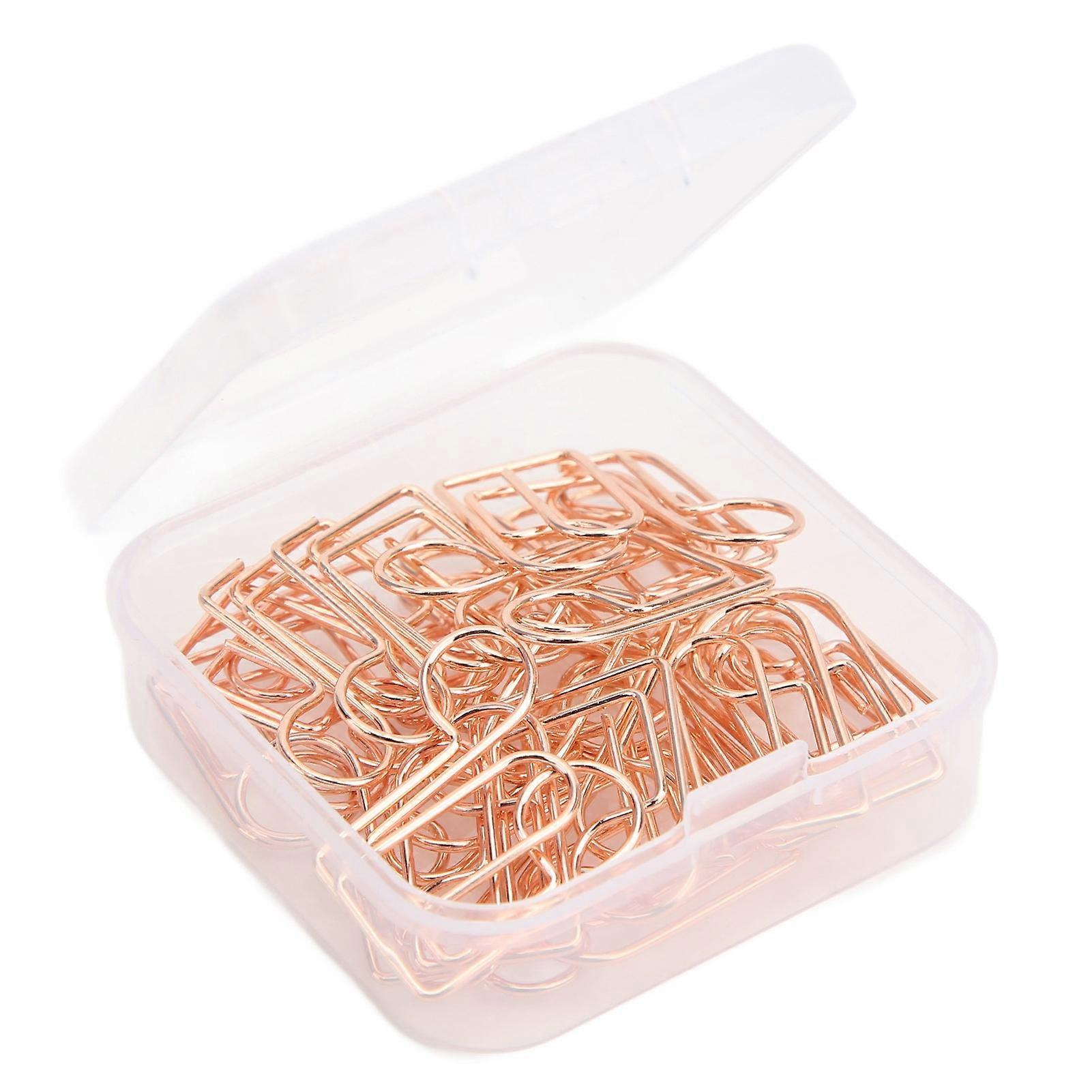 20 Paper Clips Musical Note Shaped Rustproof for Office Use