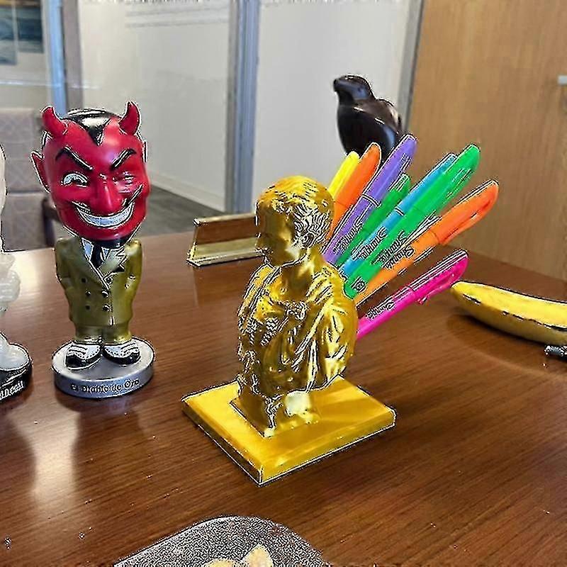 يوليوس قيصر تمثال مكتب مكتب القلم حامل مكتب مكتب المنظم مكتب ديكور القلم الرف هدية القرطاسية هدية المعلم