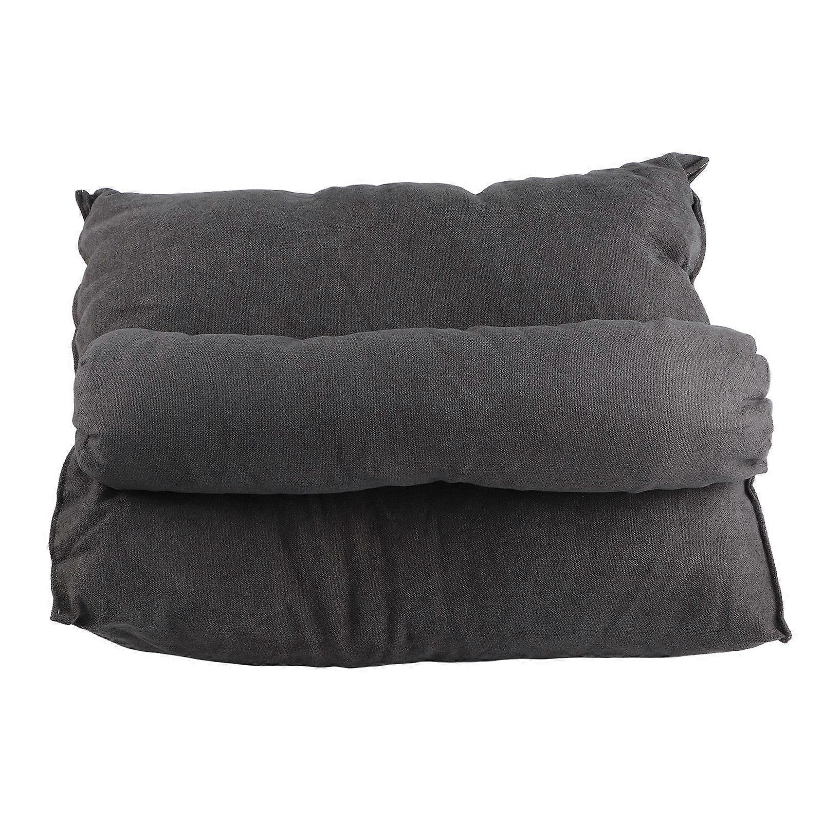 Large Backrest 60x22x50cm Triangular Design Detachable Soft Comfortable Reading Pillow Backrest for Home Sofa Bed Light Gray 60x22x50cm