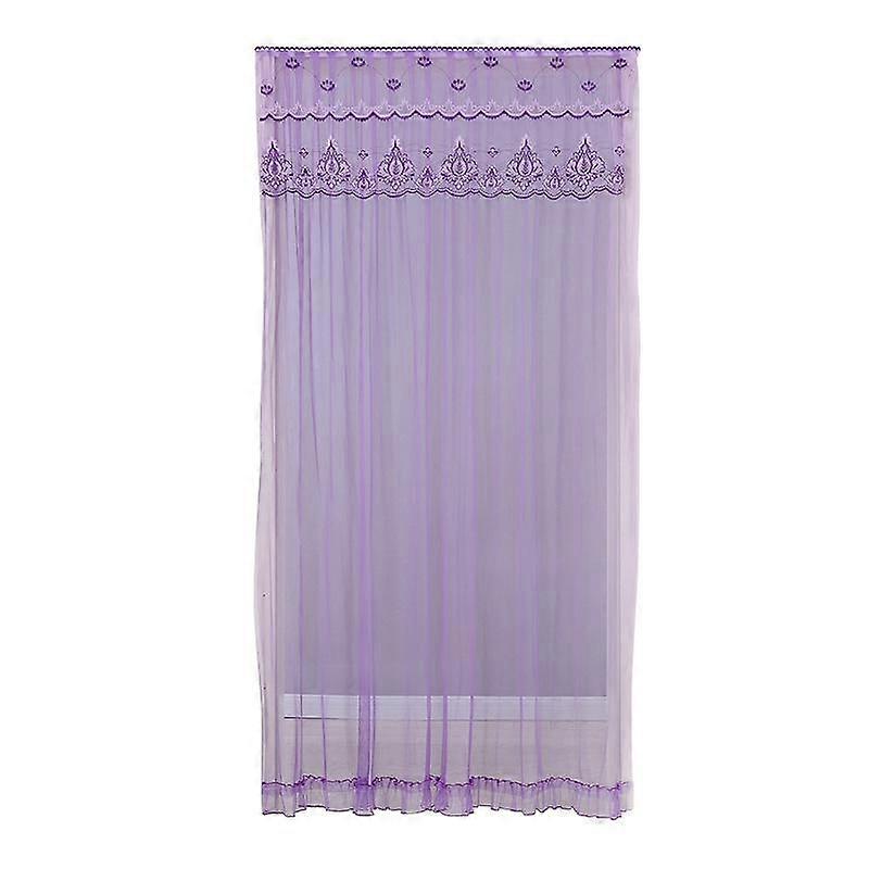 1PC Lace Trim Door Net Screen Mosquito Proof Lace Door Curtain Door Nets Summer Fly Insect Bedroom