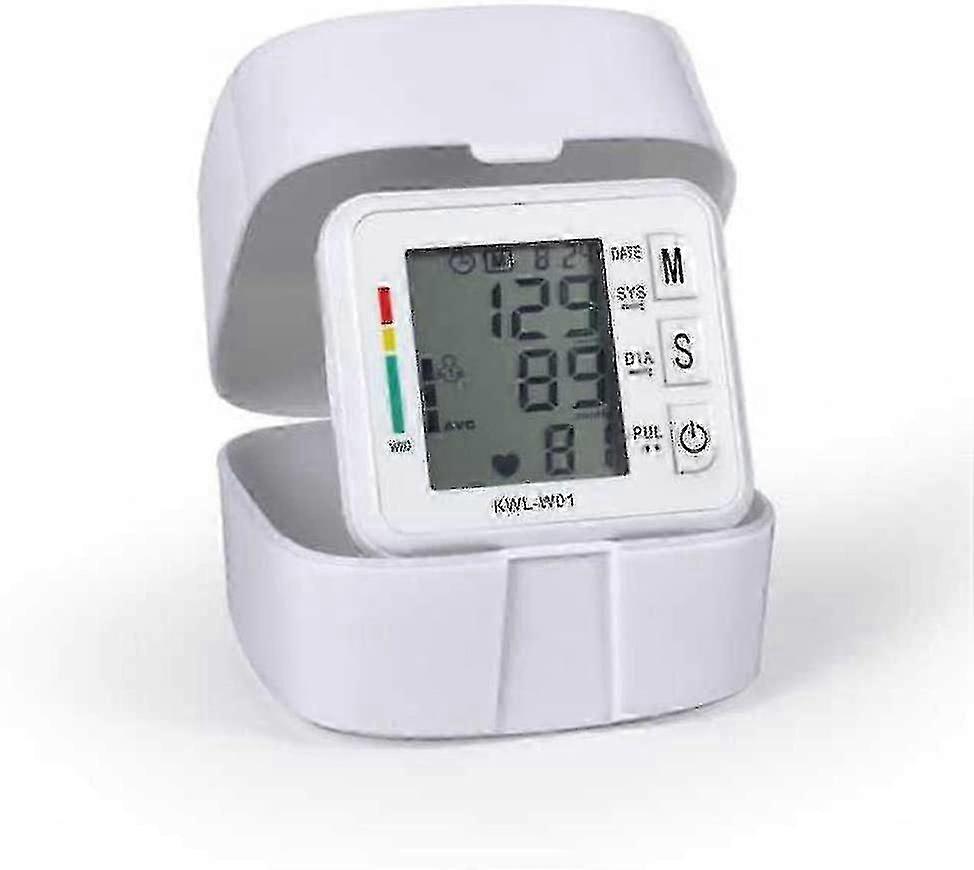 Monitor de pressão arterial, com pulseira ajustável e display LCD