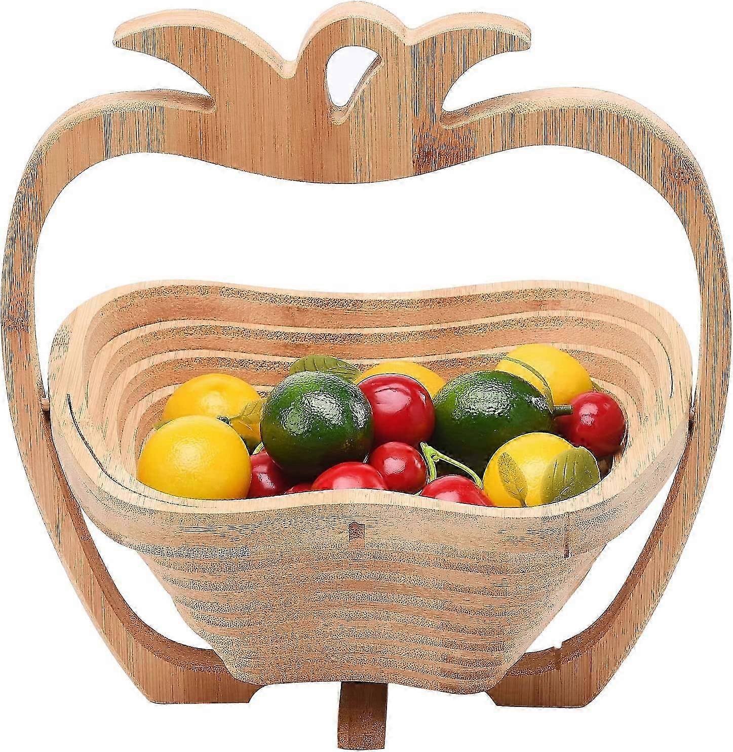 11in Foldable Fruit Basket Pineapple Shaped Collapsible Fruit & Vegetable Basket Bowl