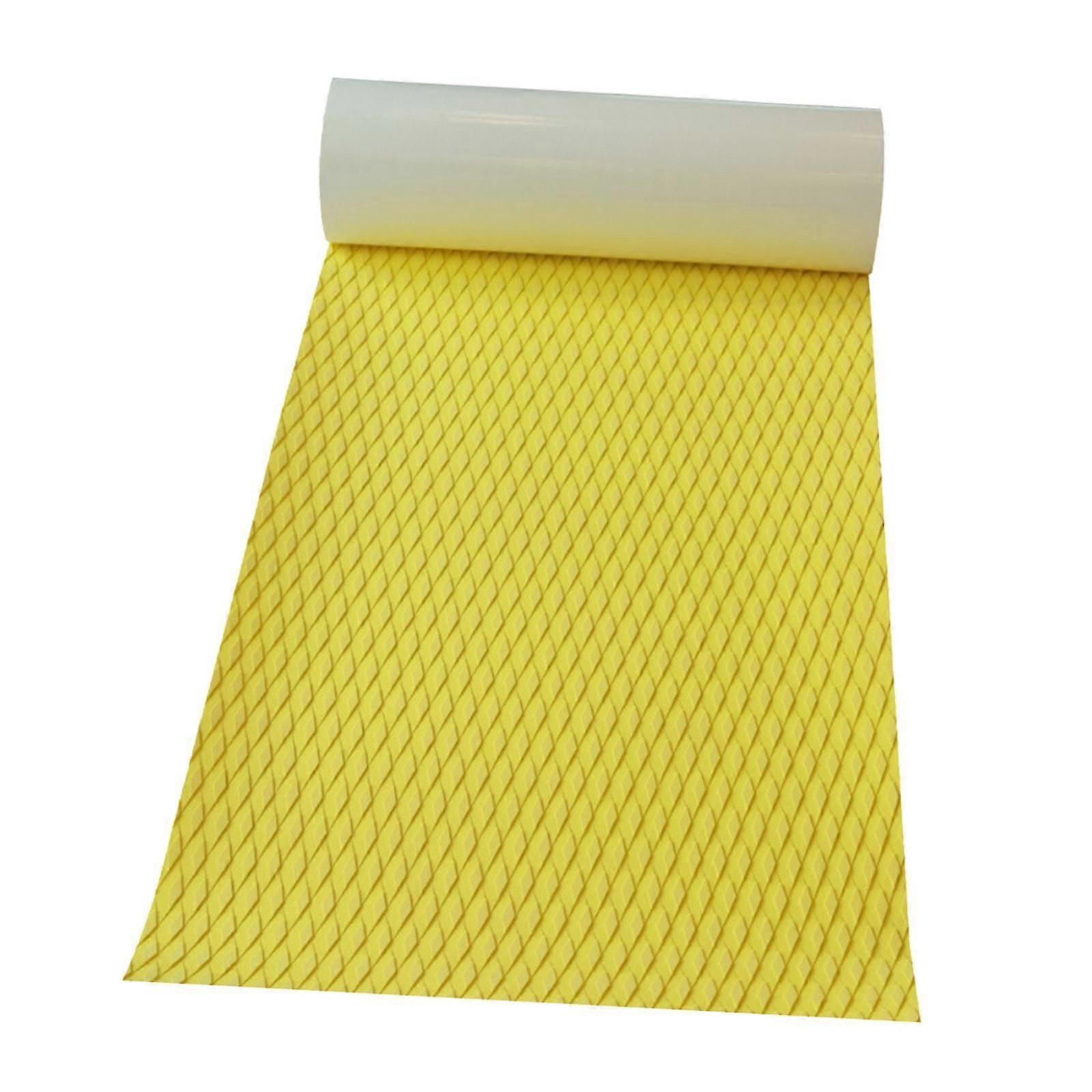 Surfboard Traction Pad Non Slip EVA Sheet for Skimboard Stand up Paddleboard Yellow