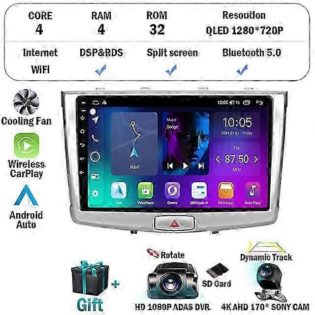 Android 12 For GREAT WALL Hover Haval H6 2016 - 2018 Car Radio Multimedia Video Player Navigation GPS QLED BT WIFI No 2din 2 Din