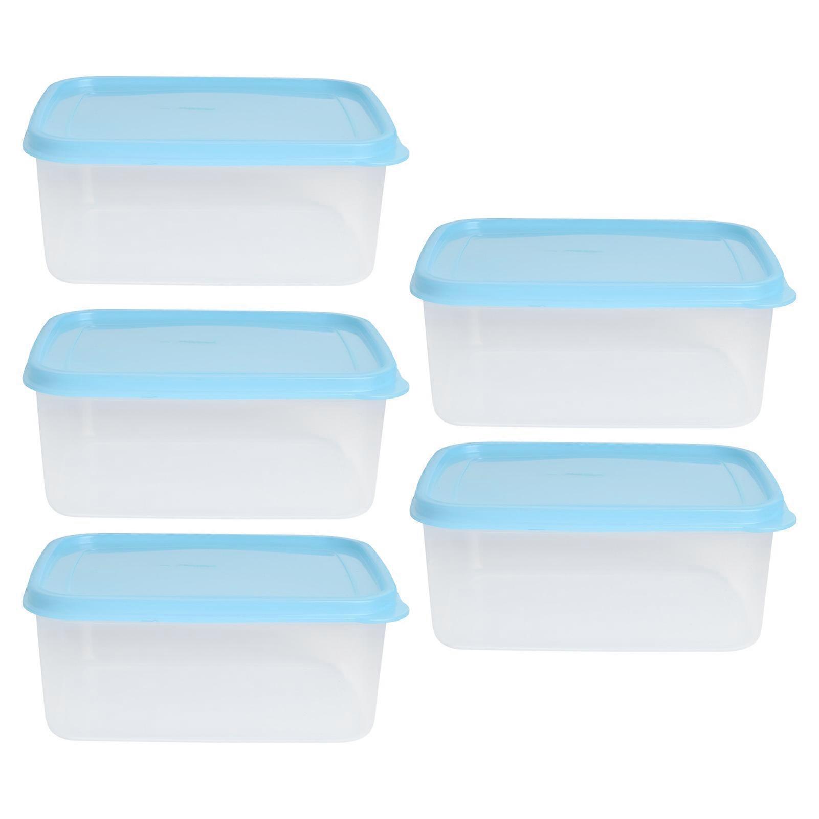 Kitchen Refrigerator Storage Box - Transparent Plastic Sealed Lunch Box for Microwave Heating, Food Storage Container