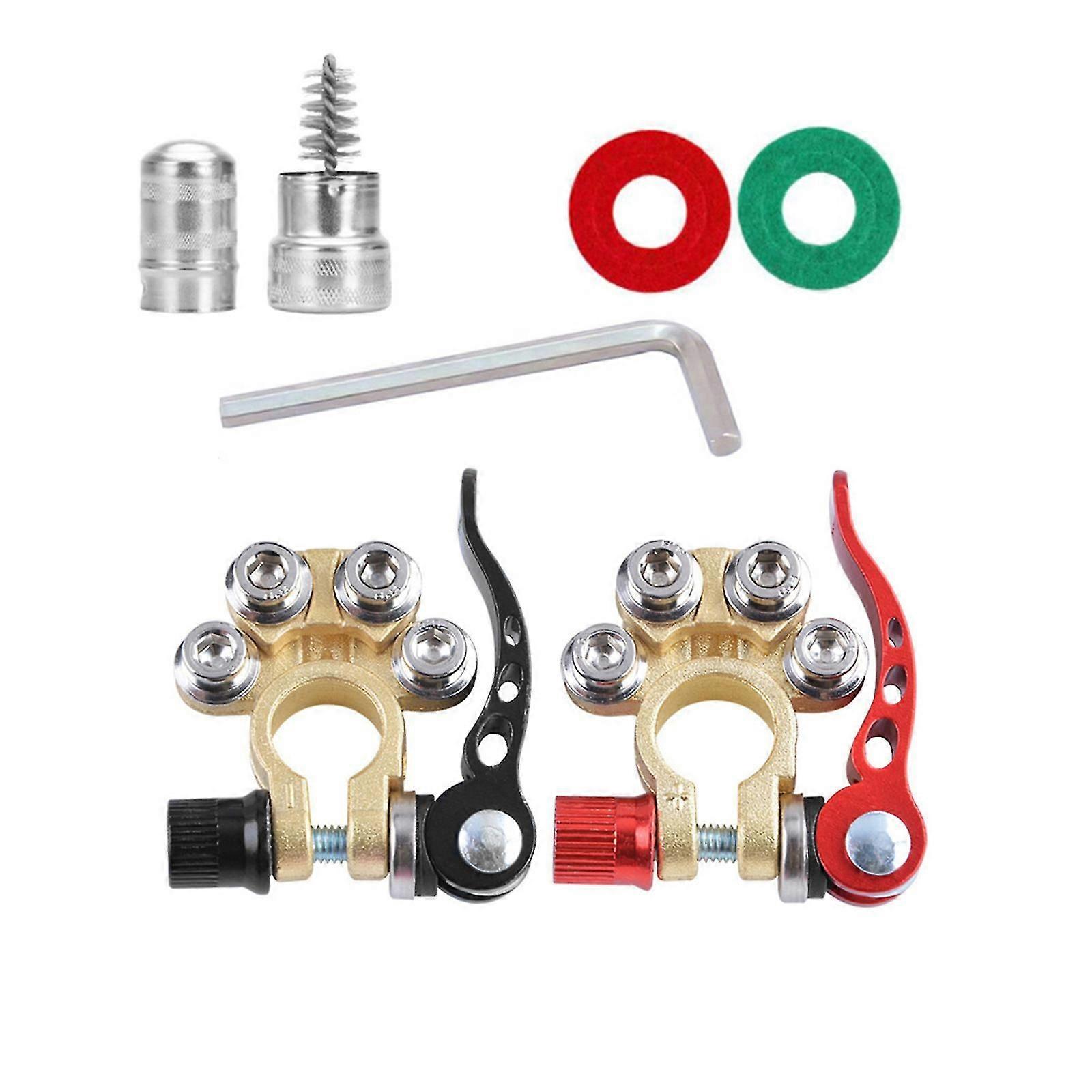 Battery Terminal Connector Multifunctional Heavy Duty Battery Terminal Replacement Accessories Easy