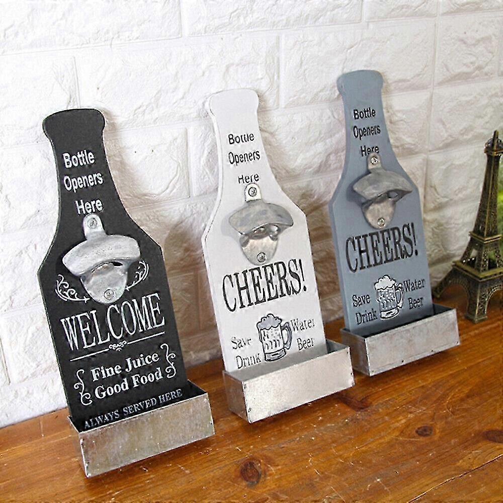 Décapsuleur rétro classique Wall Decor Cap Catching Home Bar Restaurant