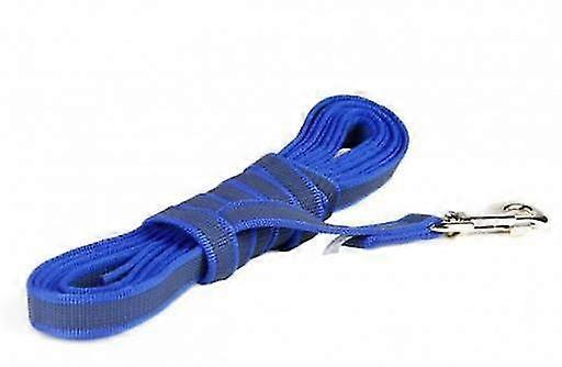 Julius K9 Long Blue Rubberized Leash With Handle for Dogs