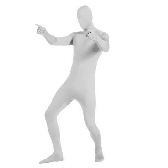 Stage Performance Jumpsuit with Zipper Closure Full Outfit Halloween Carnival Cosplay Custome Skin Tight Jumpsuit Role-Playing Photography Studio