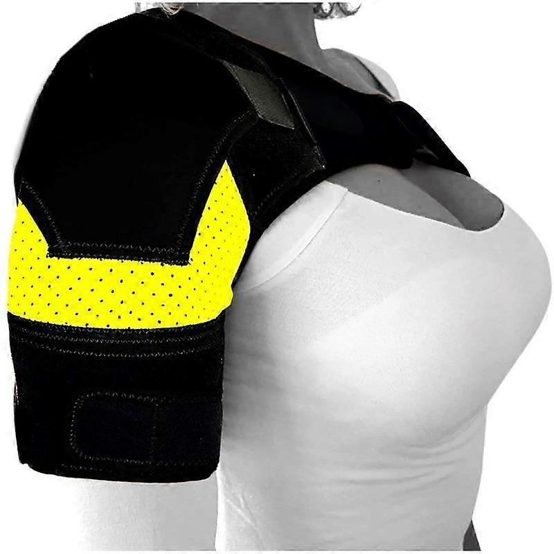 Shoulder Brace with Pressure Pad Neoprene Shoulder Support Shoulder Pain Ice Pack Shoulder Compression Sleeve